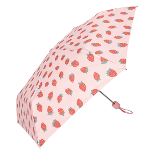 Strawberry Print Mini Compact Umbrella (32111)
