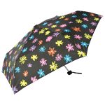 Colourful floral print super light umbrella for UK weather.