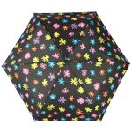 Colourful floral print umbrella for rain protection and style.