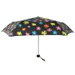 Colourful floral print super light umbrella for UK weather.